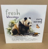 Scripture Block - Fresh Blessing Every Morning (Panda) 